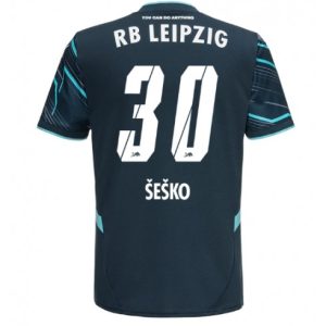 Kaufe Neue RB Leipzig Drittes Trikot 2024-25 Grün Fußballtrikot Benjamin Sesko 30