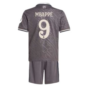 Kaufen Online Kinder Real Madrid Ausweich Trikotsatz 2024-25 Kylian Mbappe 9