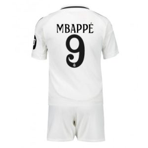 Kinder Fußball Trikot Real Madrid 24-25 Heim Trikotsatz Kaufen Online Kylian Mbappe 9