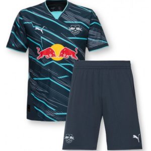 Kinder RB Leipzig Drittes Trikot 2024-25 Grün Fußballtrikots Online Kaufen